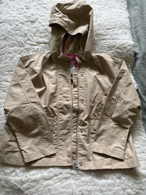GAP Kids Beige Hooded Raincoat